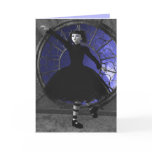 When It Rains Gothic Greeting Card