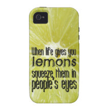 When life gives you lemons iPhone 4 cover