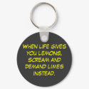 When life gives you lemons... keychains