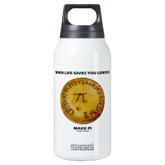 When Life Gives You Lemons Make Pi (Pie Humor) SIGG Thermo 0.3L Insulated Bottle