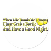 When Life Hands Me Lemons stickers