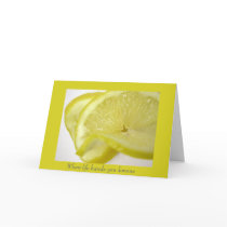 When life hands you lemons cards