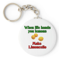 When Life Hands You Lemons Keychain