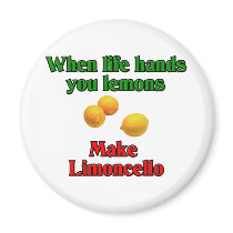 When Life Hands You Lemons Refrigerator Magnet