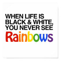 WHEN LIFE IS BLACK AND WHITE -.png Poster