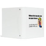 When life knocks you on your knees Christian binders