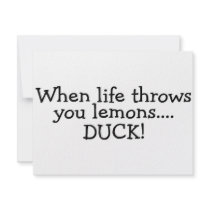 When Life Throws You Lemons Duck 2 invitations by TeeZazzle When Life Throws You Lemons Duck 2 invitations