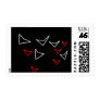 when little hearts come fluttering down stamps