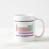 When Looking For Elements Follow The Periodic Law Coffee Mug