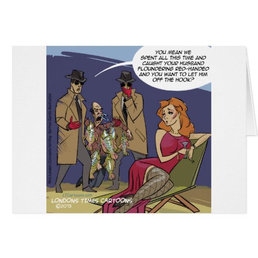 When Men Flounder Funny Cards Zazzle