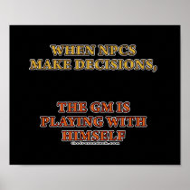 When NPCs Make Decisions Posters