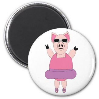 When Pigs Dance Magnet