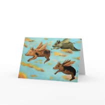 When Pigs Fly cards