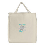 When Pigs Fly Cute Piggy Embroidered Bag