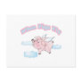 when pigs fly postcard