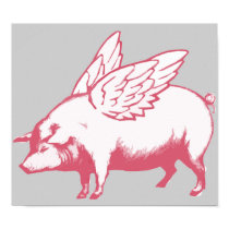 When Pigs Fly Print