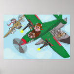 When pigs fly! print