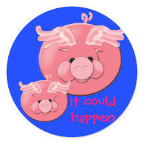 When Pigs Fly Sticker