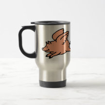 When Pigs Fly Travel Mug
