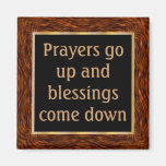 When prayers go up, blessings come down magnets