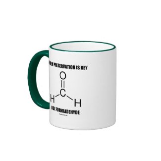 When Preservation Is Key Use Formaldehyde mug
