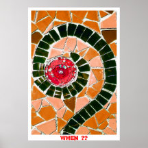 WHEN??  Question Mark, poster