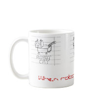 When robot cats attack coffee mug