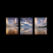 When sky and sea meet. posters