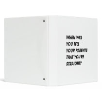 WHEN SQUARE LAYERS 3 RING BINDER