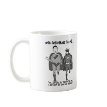 When Superheroes Turn 40 Classic Mug