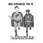 When Superheroes Turn 40 Poster posters