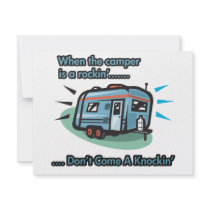 When the camper is a rockin' invitations