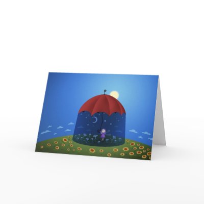 When the Night Comes Card by vladstudio