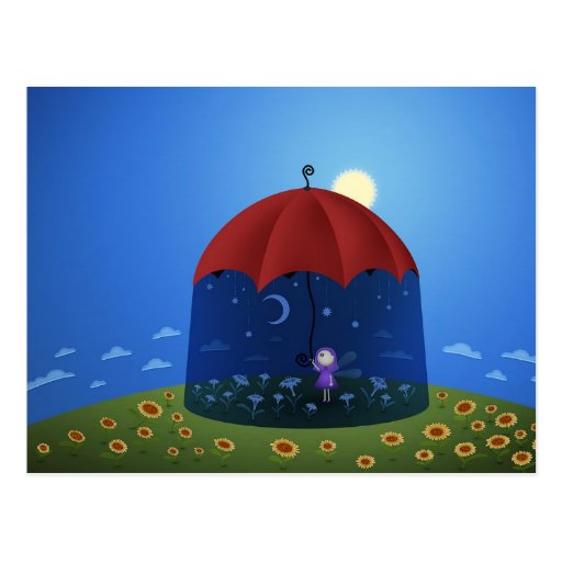 When the Night Comes Post Card