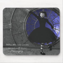 When The Rain Comes Gothic Art Mousepad