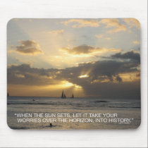 when the sun sets mousepads