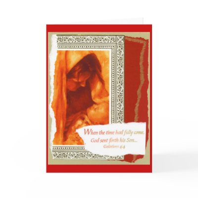 When the time had fully come... card by LeSnowCat