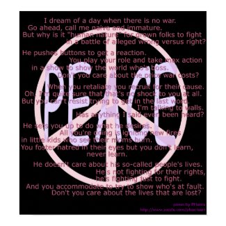 When There Is No War Poster print
