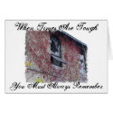 When Times Are Tough Card by AVGPhoto When Times Are Tough Card