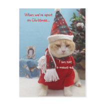 When we're apart on Christmas...,... postcards by myrtieshuman When we're apart on Christmas...,... postcards