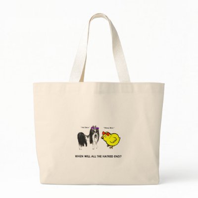 When will all the hatred end? tote bag by jonnydowntown