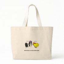 When will all the hatred end? bags