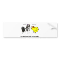 When will all the hatred end? bumper stickers by jonnydowntown When will all the hatred end? bumper stickers