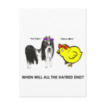 When will all the hatred end? postcards by jonnydowntown When will all the hatred end? postcards