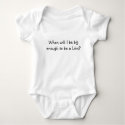 When will I be big enough to be a Lion? t-shirts