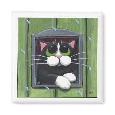 When Will It Stop? - Cat Magnet