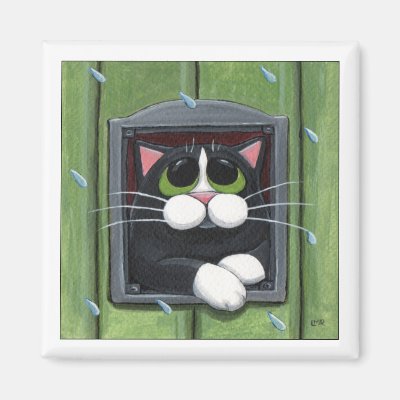When Will It Stop? - Cat Magnet