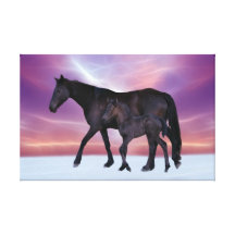 When winter comes stretched canvas prints