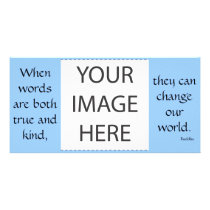 When words are both true...Photo Card photo cards