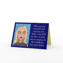 When you are sorrowful... - card by folkartblonde When you are sorrowful... - card